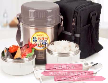不銹鋼真空保溫飯盒（304+PP雙內(nèi)容器）