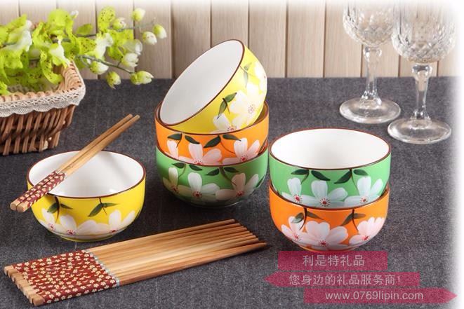 金玉滿堂櫻花六碗六筷