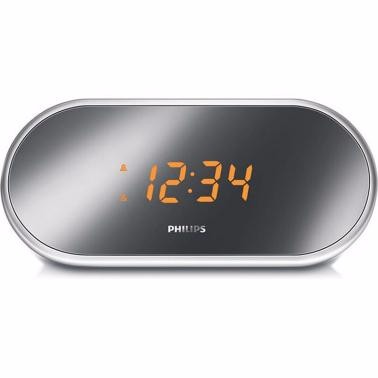 飛利浦（PHILIPS）AJ1000 時(shí)鐘收音機(jī) 雙鬧鐘LED顯示屏 白色