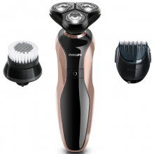 飛利浦（Philips）YS1108/52三刀頭剃須刀 充電式全身水洗雙刀片雙重剃須刀