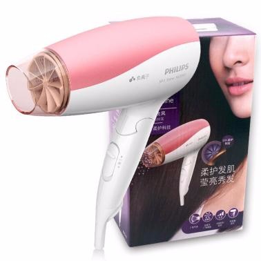 飛利浦電吹風(fēng)機(jī)BHC111/05家用冷熱風(fēng)負(fù)離子大功率吹風(fēng)筒折疊不傷發(fā)