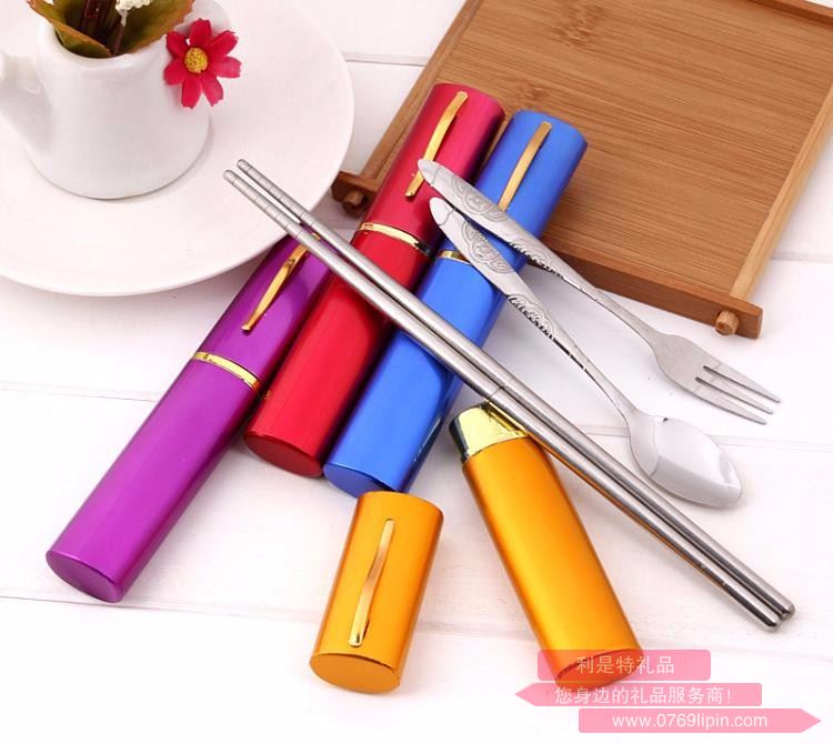 27#鋁盒（梅花）/（仙鶴）3件套餐具