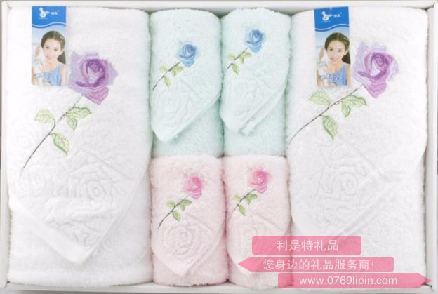 摯愛 浴巾2條+毛巾2條+方巾2條組合套裝