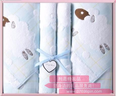 可愛 浴巾2條+毛巾2條組合套裝