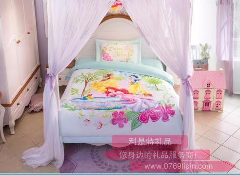 迪士尼全棉60支貢緞數(shù)碼印花 床上用品三件套 MM-2003（9個花型）