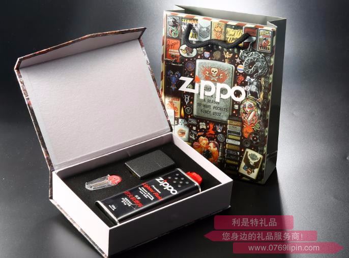 ZIPPO油、火石禮盒套裝