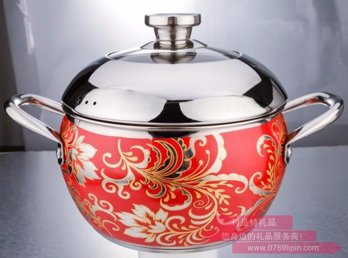 304不銹鋼帝尊金鳳花20cm湯鍋