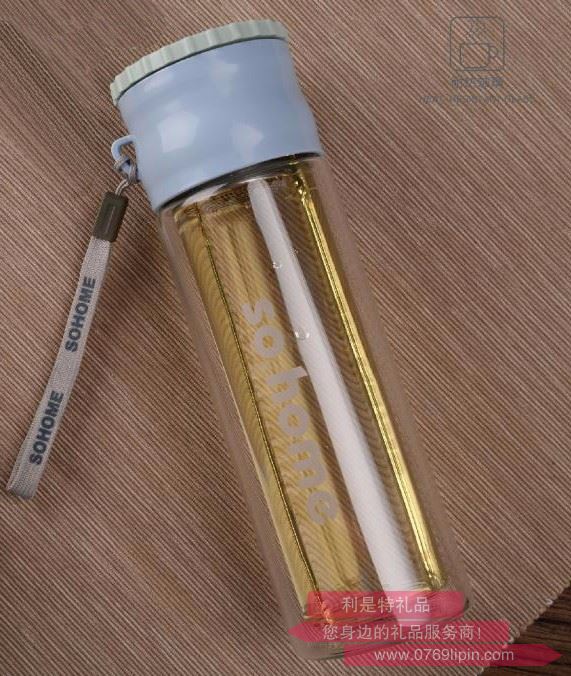沁心雙層茶隔玻璃杯 C134-26
