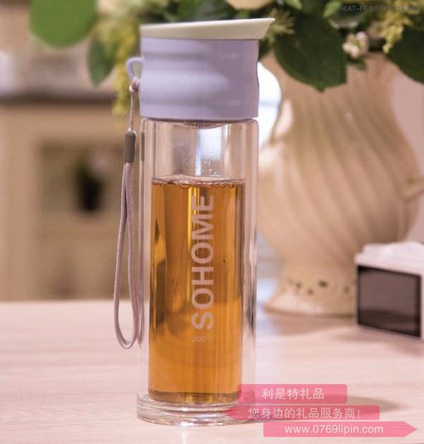 森迪雙層茶隔玻璃杯 C140-26