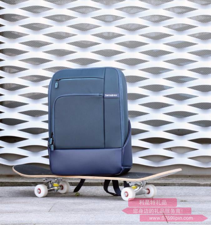 BQ7*41002 新秀麗雙肩包—藍(lán)色