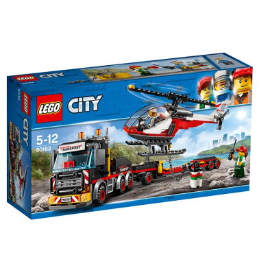 LEGO/樂高 玩具 城市組 City 5歲-12歲 重型直升機(jī)運(yùn)輸車 60183 積木LEGO