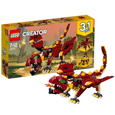 LEGO/樂高 玩具 創(chuàng)意百變組 Creator 7歲-12歲 神秘怪獸 31073 積木LEGO