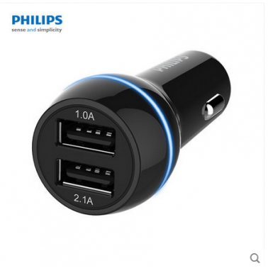 飛利浦（PHILIPS）DLP2357手機(jī)充電器一拖二3.1A