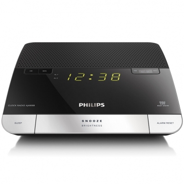 飛利浦（PHILIPS） AJ4000B 時(shí)鐘收音機(jī) 為手機(jī)/USB 設(shè)備充電