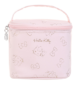 Hello Kitty圓桶化妝包(粉色)