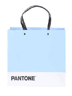 PANTONE拼色大號(hào)禮品袋(淺藍(lán))