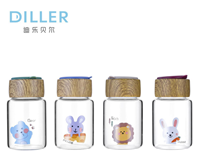 萌咔樂(lè)園玻璃杯 399MLH499