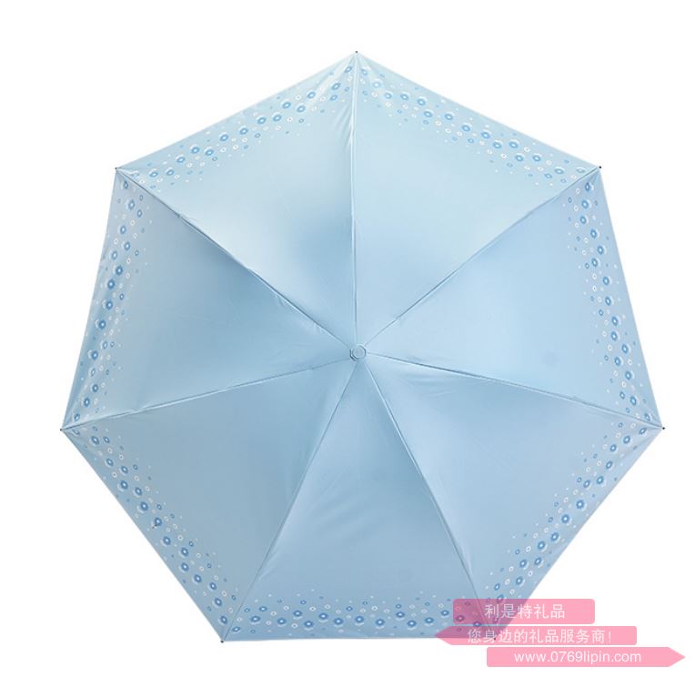 三折晴雨傘 33655E花兒朵朵