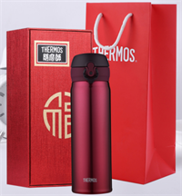 膳魔師“紅?！倍Y品杯套裝