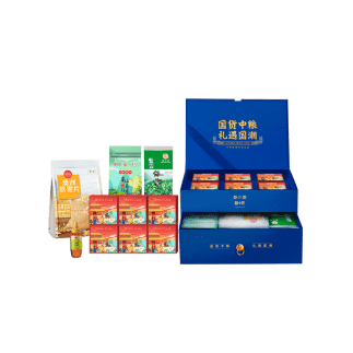 國貨中糧*糧小買雙層抽屜精裝中秋禮盒B