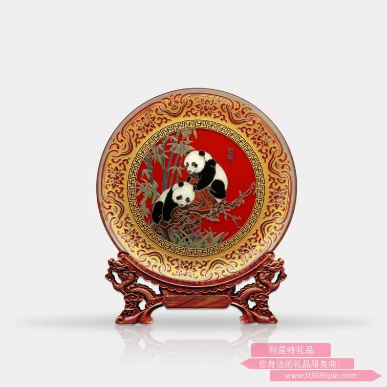 國寶熊貓（金屬掐絲）