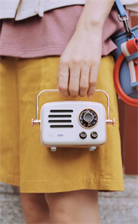 貓王收音機(jī)·旅行者2號(hào)智能收音機(jī)/藍(lán)牙音箱MW-R 極光綠/月巖白