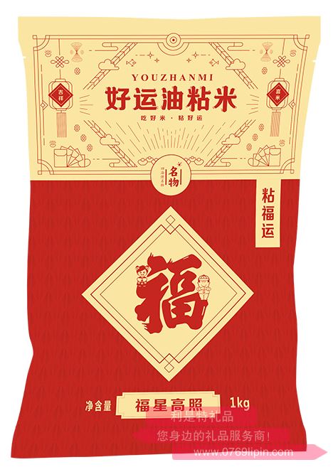 好運油粘米1000g