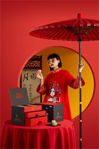 國潮駕到·中糧糧小買創(chuàng)意三層抽屜精裝中秋禮盒C