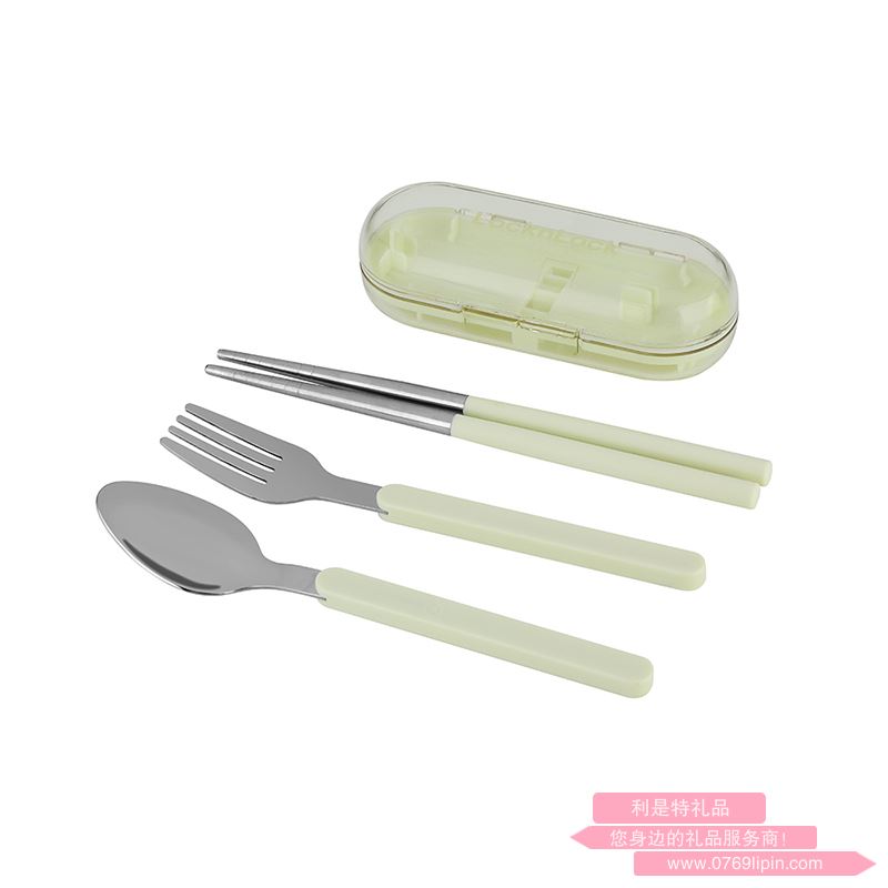 HPL106GRNFU  樂(lè)扣樂(lè)扣 悠悅便攜餐具組(綠色)