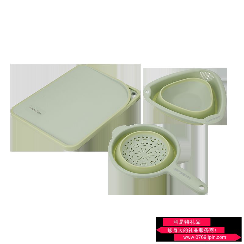 CSC560S101GRNFU  樂扣樂扣 廚房工具三件套（綠色）
