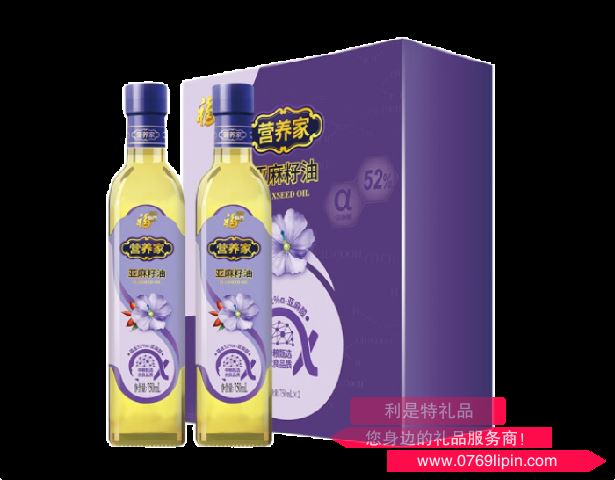中糧福臨門營養(yǎng)家亞麻籽油禮盒