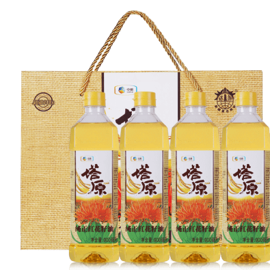 中糧塔原純紅花籽油禮盒