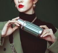 TD50300104 橄欖綠 獨(dú)角犀Rhinolife 復(fù)古時(shí)尚保溫杯 350mL