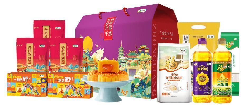 國(guó)潮錦繡·月舞升平中糧糧油大禮包A1