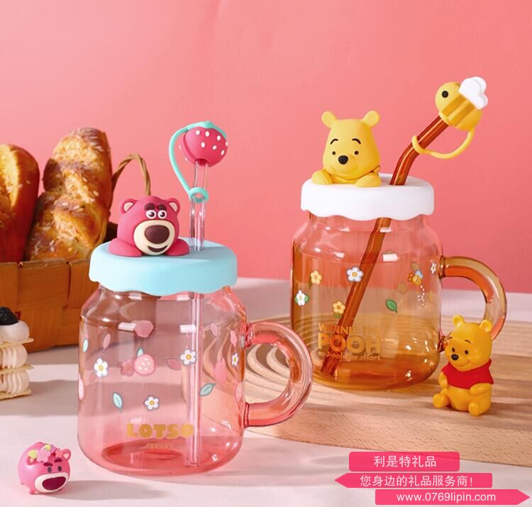 迪士尼童趣玻璃大肚杯