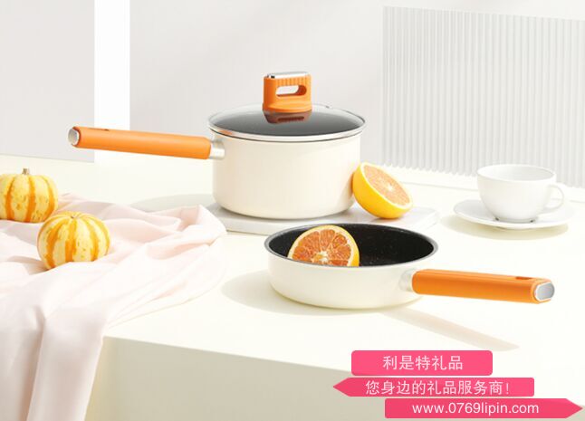 錦“橙”精鐵不粘輔食鍋兩件套 DFS-TZ936D