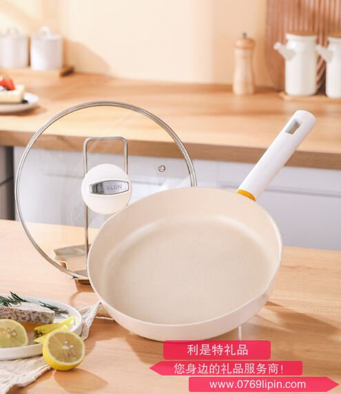 銀月麥飯石不粘煎鍋 DFS-J952
