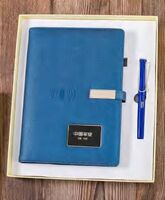 A5方形皮扣內(nèi)置10000mAh 無線透光本(配連邦簽字筆)