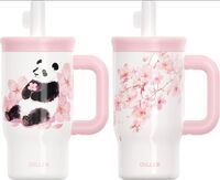DILLER櫻花吸管手柄杯 D9532-450