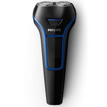 飛利浦（PHILIPS）電動剃須刀充電式男士刮胡刀胡須刀剃胡刀雙刀頭水洗干濕兩用 航海藍S100經(jīng)典標(biāo)準(zhǔn)型.jpg