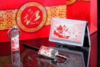 陶瓷系列之靈風(fēng)(青花瓷名片盒+青花瓷書簽+青花瓷鑰匙扣)