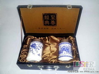 國(guó)色天香、榮華富貴養(yǎng)生禮品陶瓷套裝兩件套