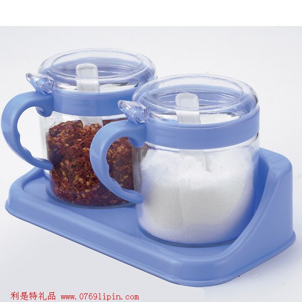 時尚調(diào)味瓶(玻璃二件套)