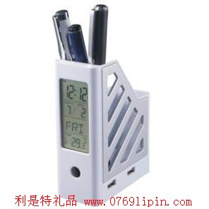 ZCD-6066萬年歷筆筒HUB