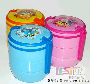 小圓四層飯盒-TJ46038-New