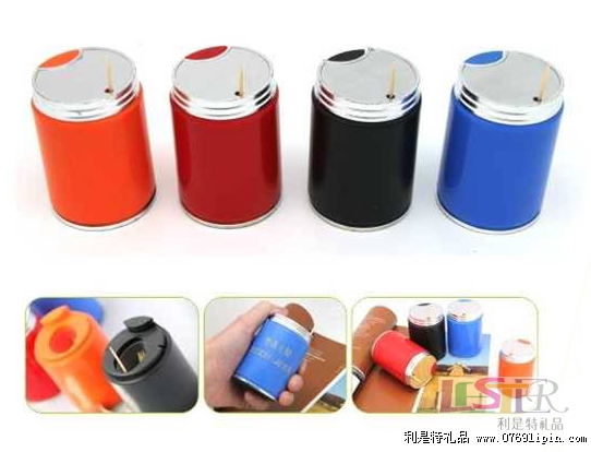 圓柱形牙簽盒